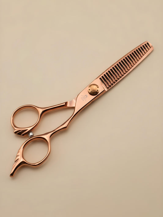 Aika Bronze - Professional 6" Right-handed Japanese Steel Hairdressing Scissors