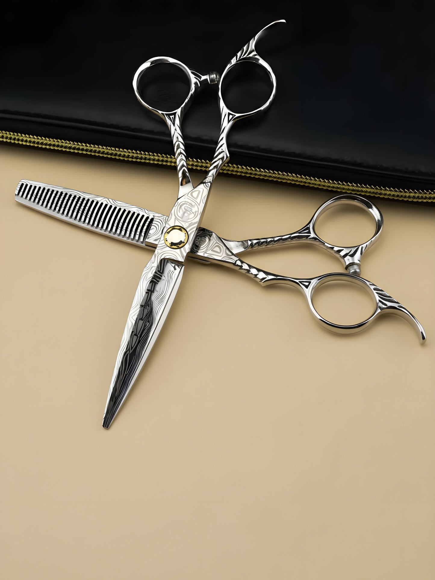 Akari Shine – Professional 6" Left-Handed Japanese Steel Hairdressing Scissors