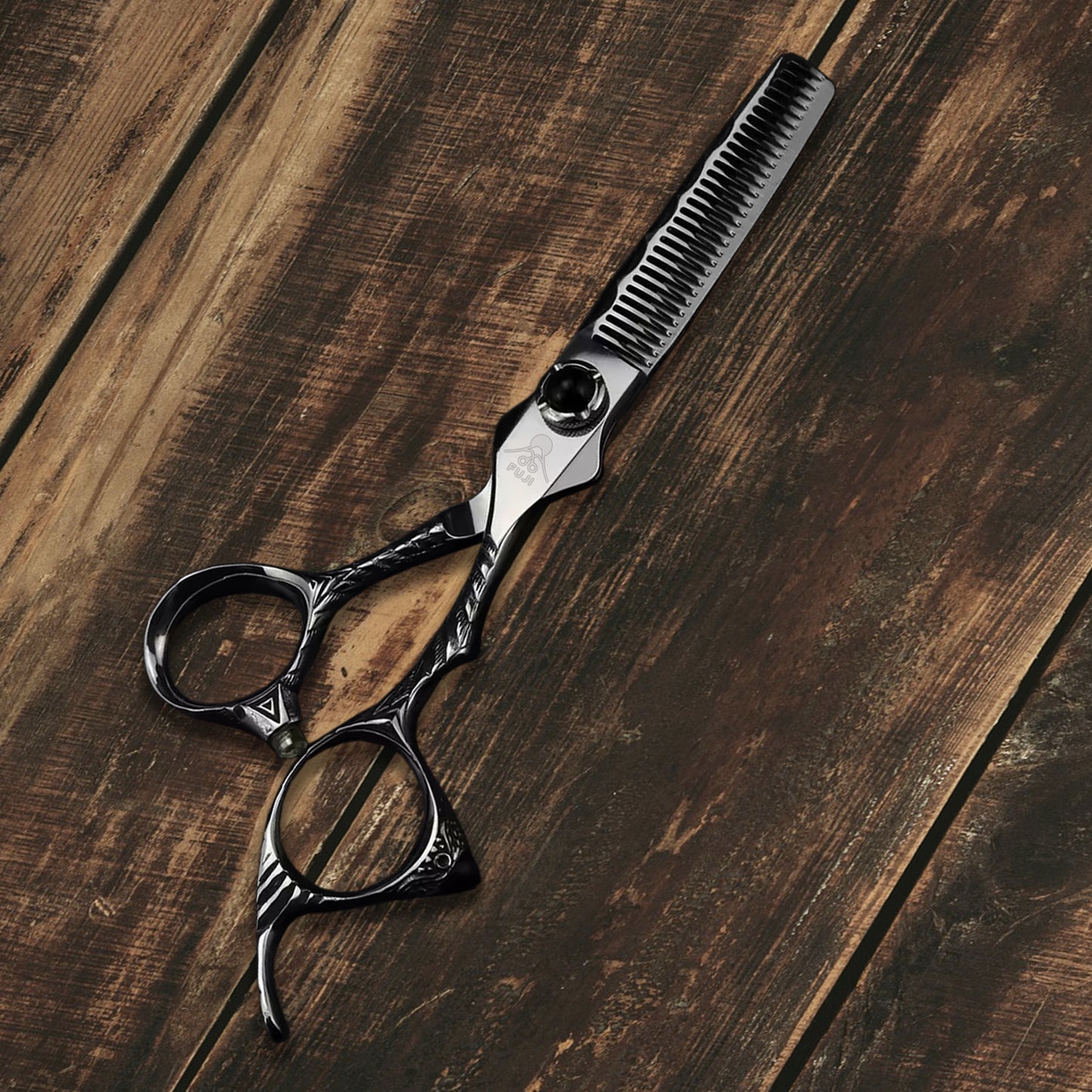 Arashi Glide - Tijeras de peluquería profesionales de 6" para diestros de acero japonés