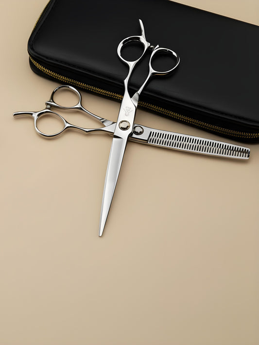 Kaze Flow – Professional 7" Right-Handed Japanese Steel Hairdressing Scissors
