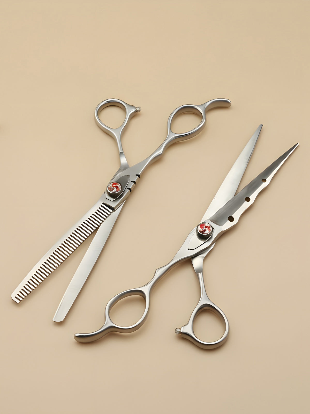 Whispurr Shears – Professional 7" Left-Handed Japanese Steel Pet Grooming Scissors