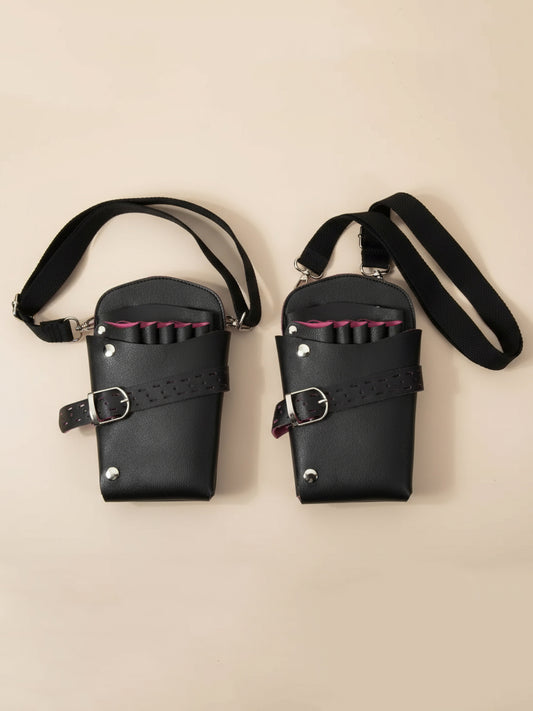 Fuji Scissors Multifunction Vegan Leather Scissors Bag – Professional Tool Carry Case