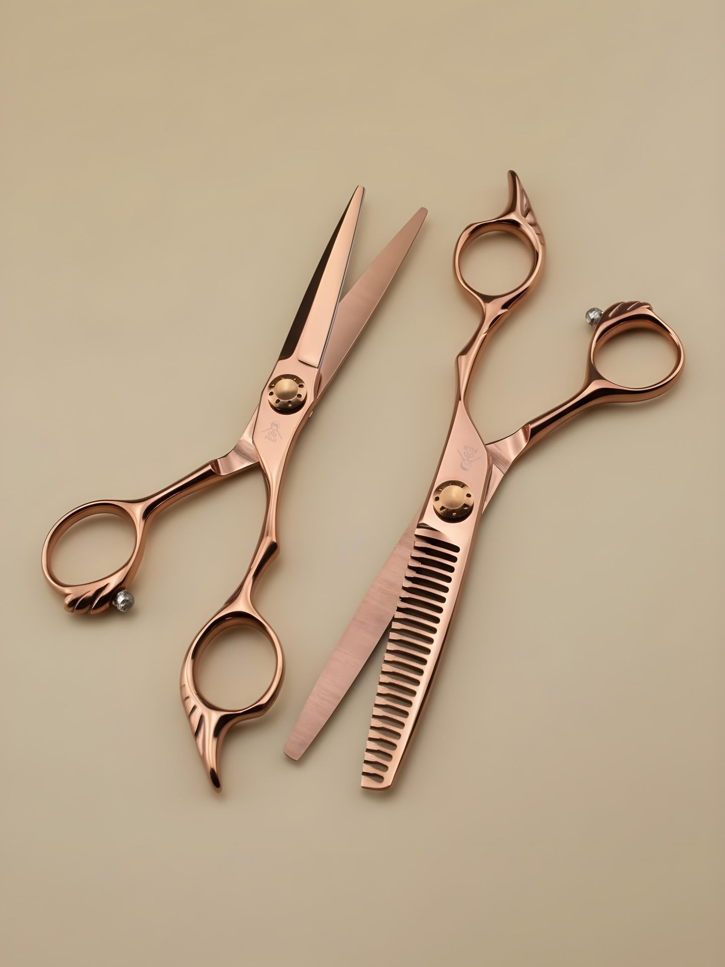 Aika Bronze - Professional 6" Right-handed Japanese Steel Hairdressing Scissors