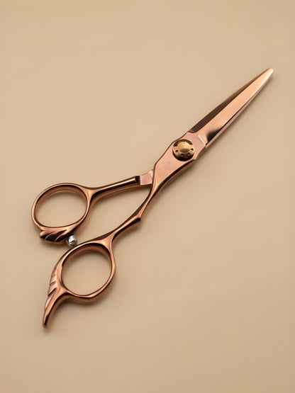 Aika Bronze - Professional 6" Right-handed Japanese Steel Hairdressing Scissors