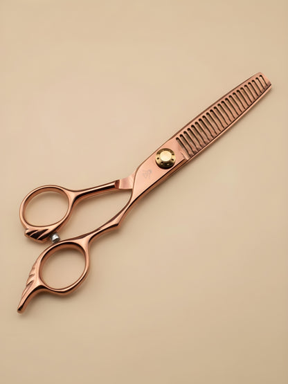 Aika Bronze - Professional 6" Right-handed Japanese Steel Hairdressing Scissors