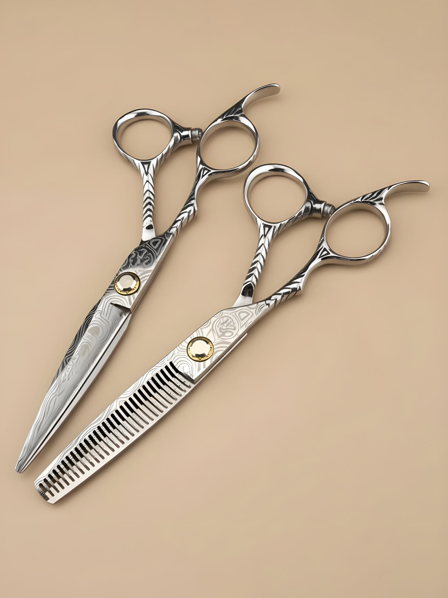 Akari Shine – Professional 6" Left-Handed Japanese Steel Hairdressing Scissors