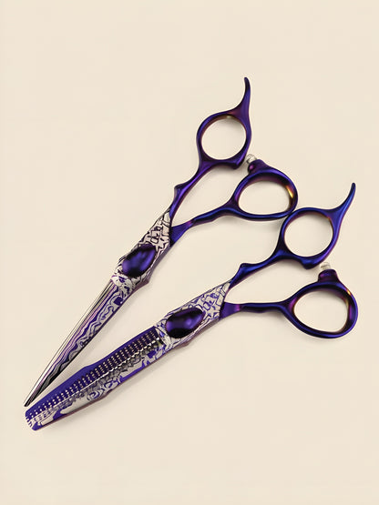 Isamu Pro – Professional 6" Right-Handed Japanese Damascus Steel Hairdressing Scissors