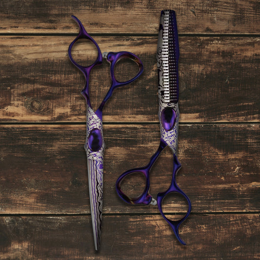Isamu Pro - Professional 6" Right-handed Japanese Damascus Steel Hairdressing Scissors