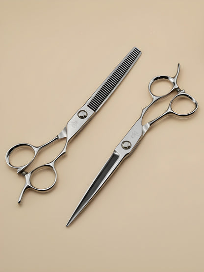 Kaze Flow – Professional 7" Right-Handed Japanese Steel Hairdressing Scissors