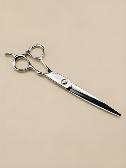 Kaze Flow – Tijeras de Peluquería Profesionales 7" para Diestros, Acero Japonés