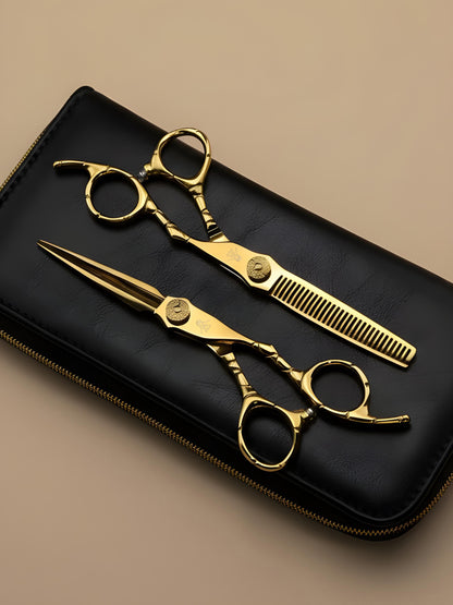 Kinsei Line – Ciseaux de Coiffure Professionnels 6" Droitier, Acier Japonais