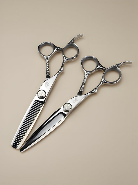 Kitsune Cut – Professional 6" Left-Handed Japanese Steel Hairdressing Scissors