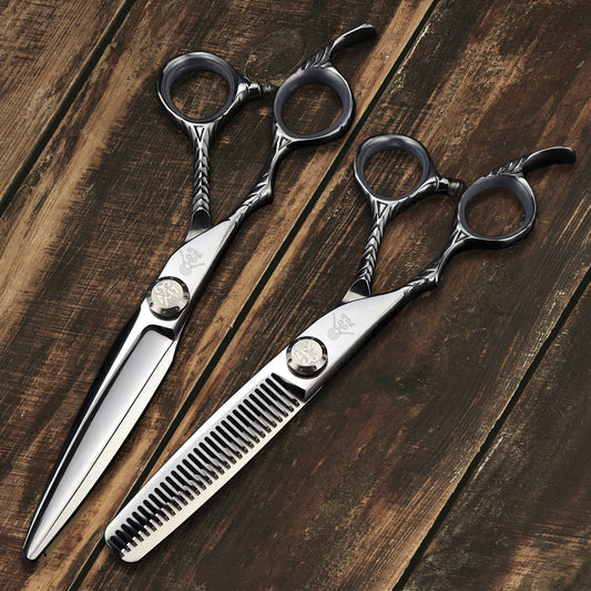 Kitsune Cut - Professional 6" Left-Handed Japanese Hairdressing Scissors