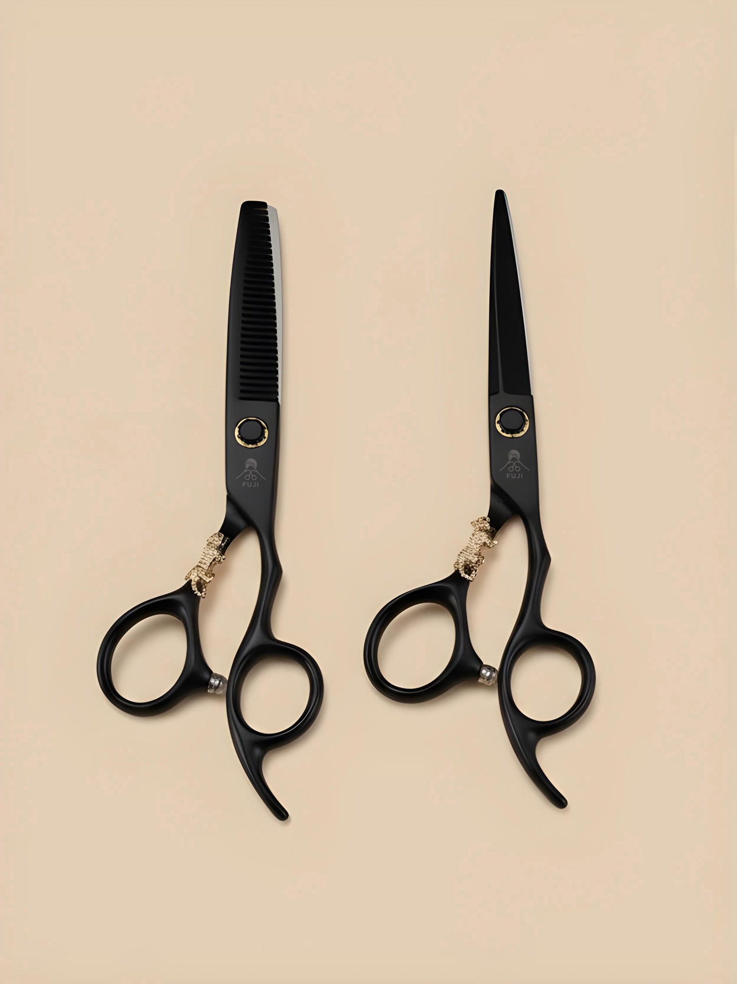 Koru Tiger – Tijeras de Peluquería Profesionales 6" para Diestros, Acero Japonés