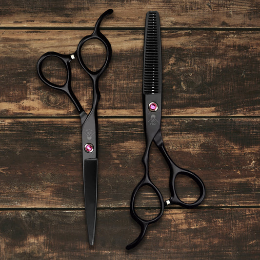 Kumo Edge - Professional 5.5" and 6" Left-Handed Japanese Hairdressing Scissors