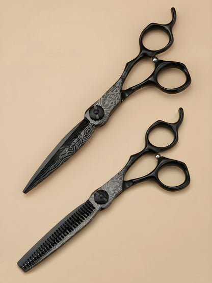 Kuro Edge – Professionelle 6" Rechtshändige Japanische Friseurschere aus Edelstahl