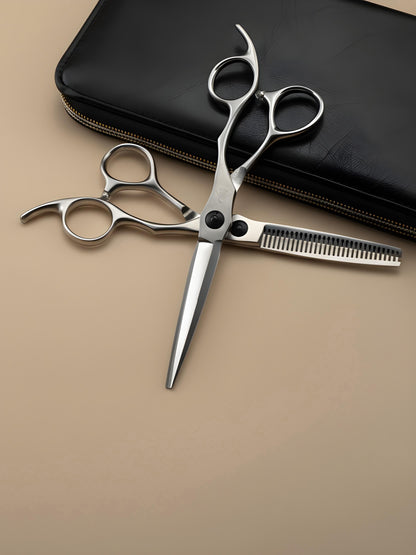 Kuroi Steel – Professional 6" Right-Handed Japanese Steel Hairdressing Scissors