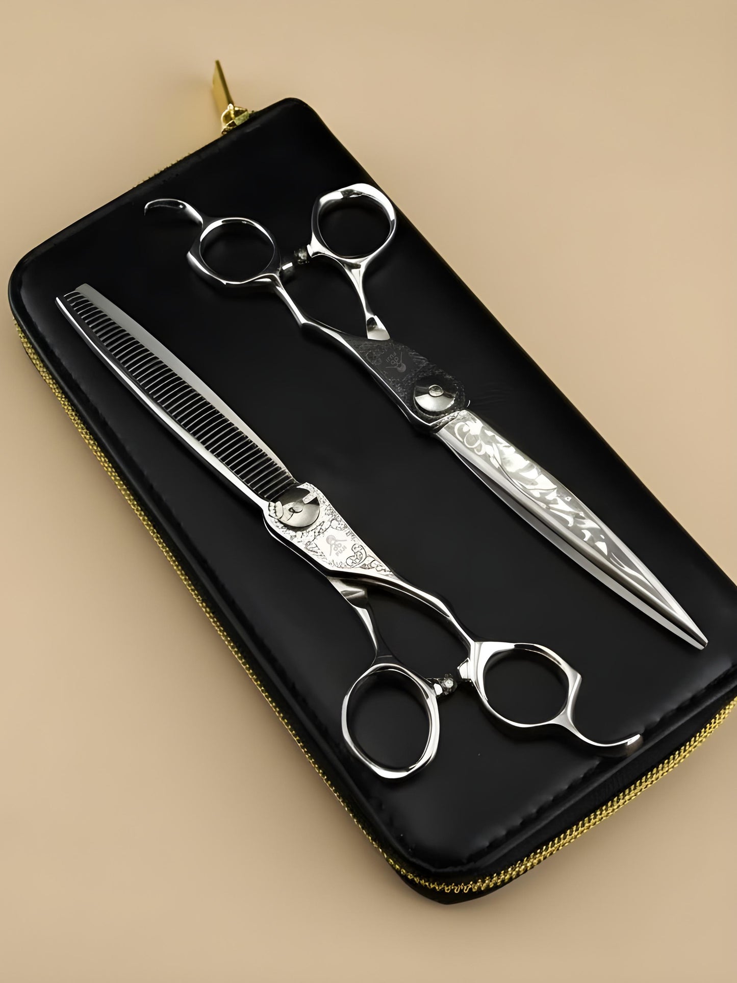 Mizuki Pro - Professional 7" Right-handed Japanese Damascus Steel Hairdressing Scissors