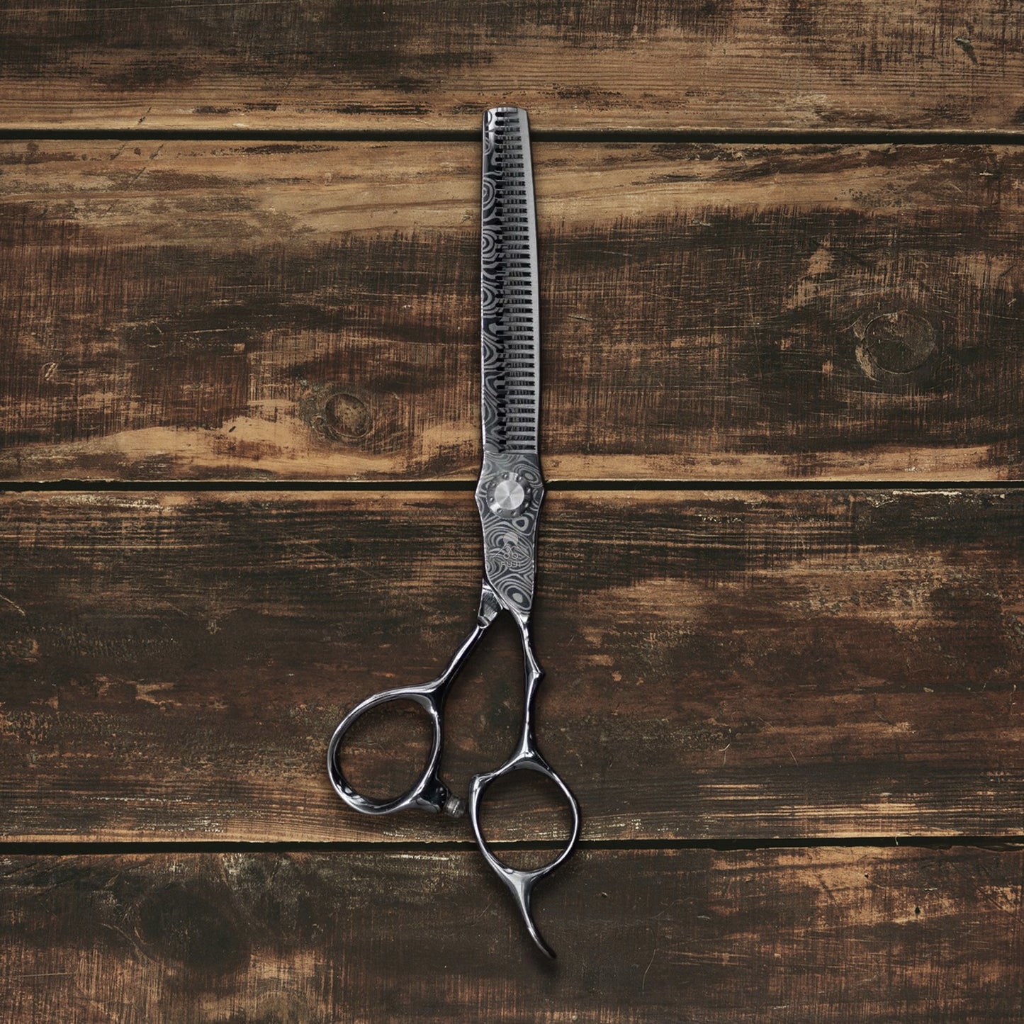 Mizuki Line - Professional 6.6" Right-handed Japanese Damascus Steel Hairdressing Scissors