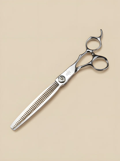 Pawluxe Edge – Forbici da Grooming Professionali 7" per Destrimani, Acciaio Giapponese