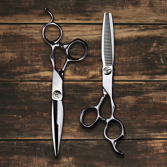 Pawluxe Edge - Professional 7" Right-handed Japanese Steel Pet Grooming Scissors