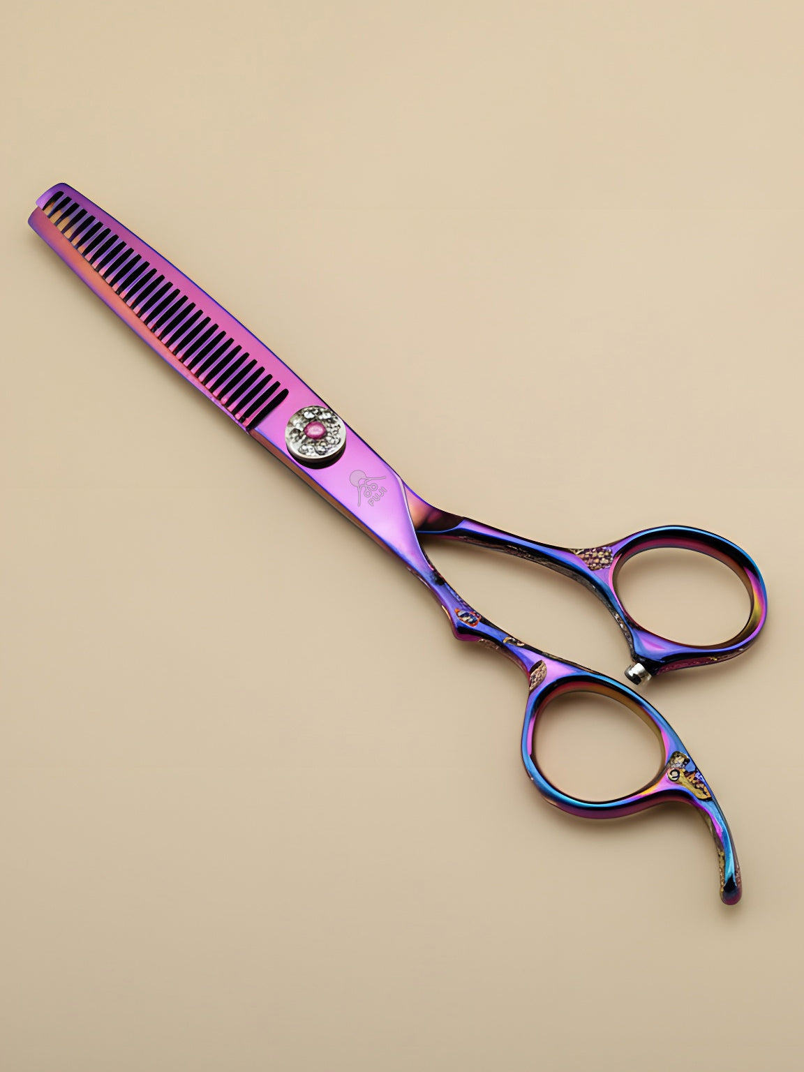 Rin Harmony – Professional 6" Left-Handed Japanese Steel Hairdressing Scissors