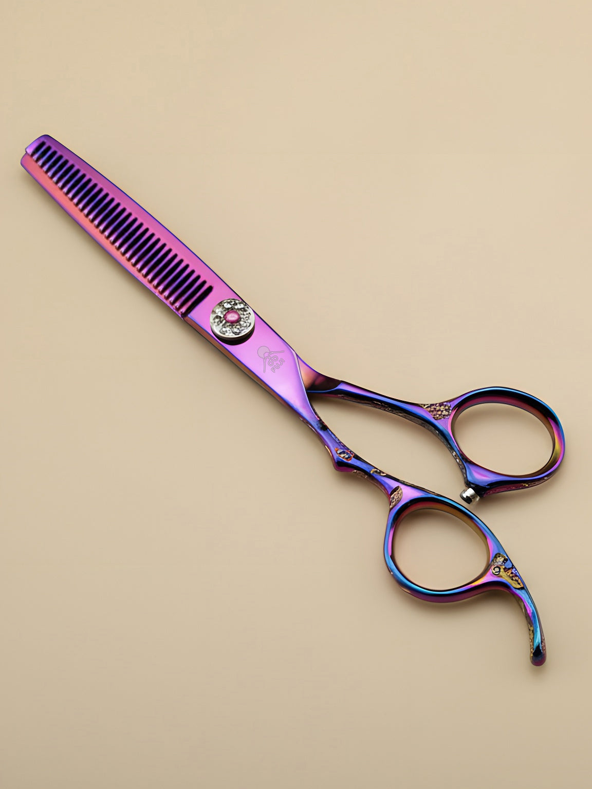 Rin Harmony – Professional 6" Left-Handed Japanese Steel Hairdressing Scissors