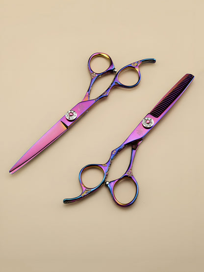 Rin Harmony – Professional 6" Left-Handed Japanese Steel Hairdressing Scissors