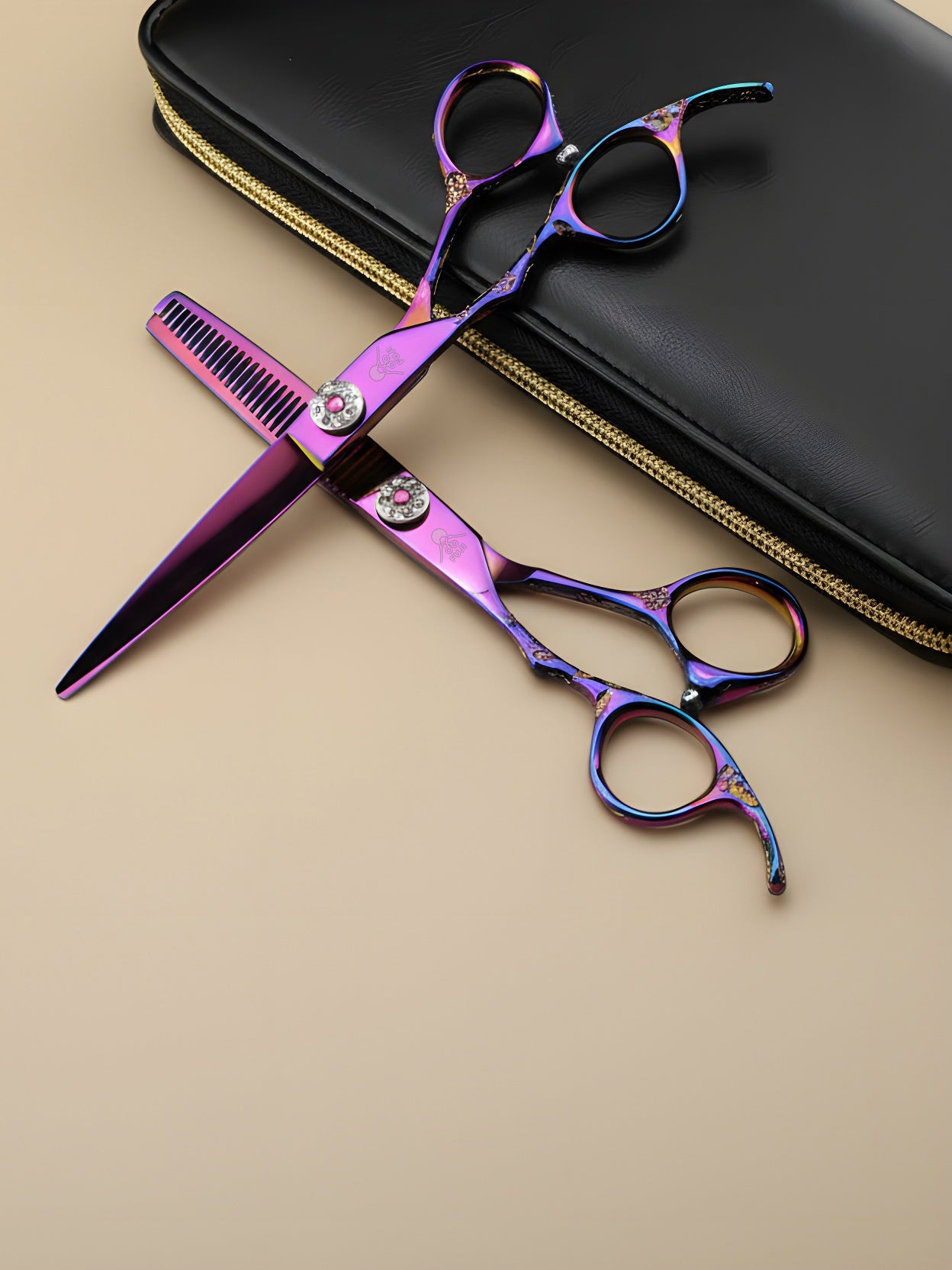 Rin Harmony – Professional 6" Left-Handed Japanese Steel Hairdressing Scissors