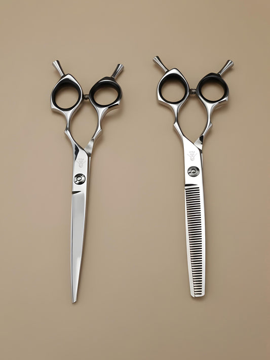 Seiryu Line – Professional 6.5" Right-Handed Japanese Steel Hairdressing Scissors