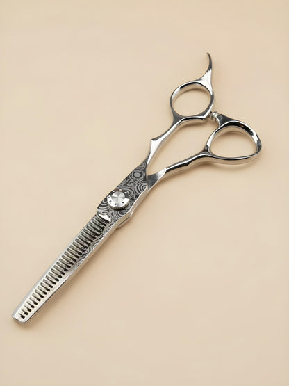 Tensei Steel - Professional 6" Right-handed Japanese Damascus Steel Hairdressing Scissors
