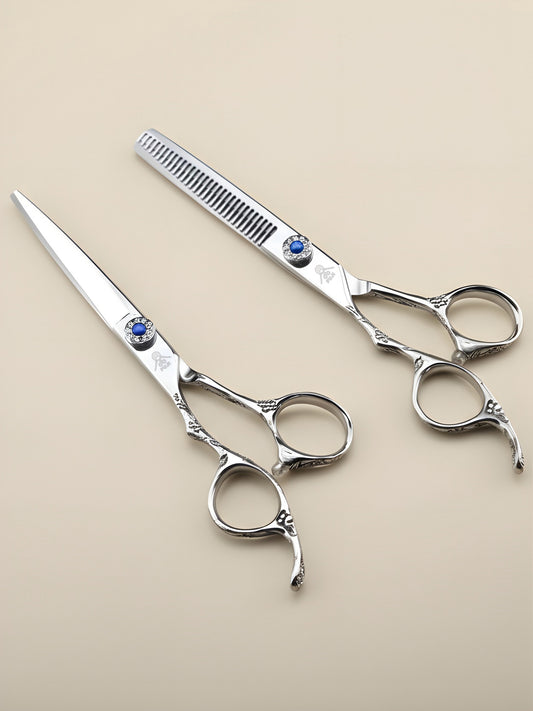 Tsuki Curve – Professional 6" Left-Handed Japanese Steel Hairdressing Scissors