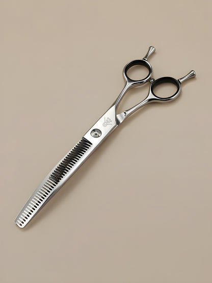 VeluTrim – Forbici Sfoltitrici Professionali 7" per Grooming, Destrimani, Acciaio Giapponese
