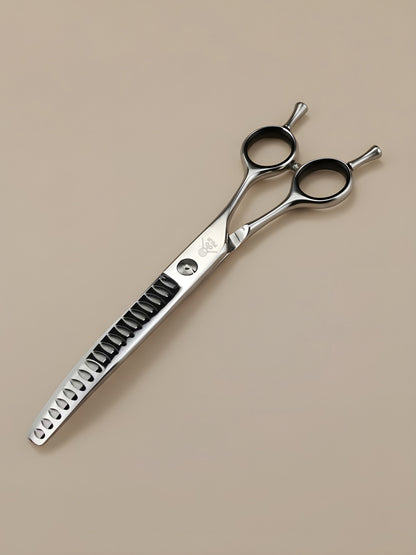 VeluTrim – Professional 7" Right-Handed Japanese Steel Pet Grooming Thinning Scissors