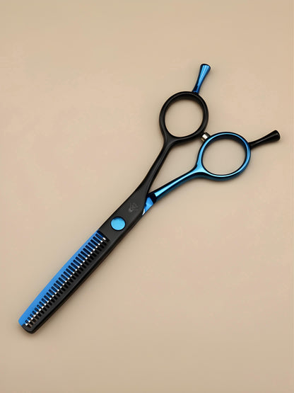 Yami Azure – Tijeras de Peluquería Profesionales 5.5" para Diestros, Acero Japonés