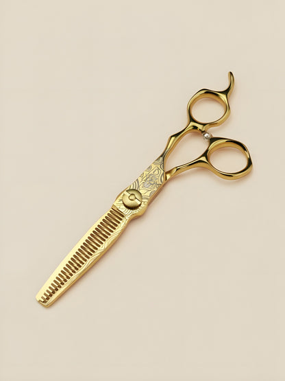 Yume Sharp – Professional 6" Right-Handed Japanese Damascus Steel Hairdressing Scissors