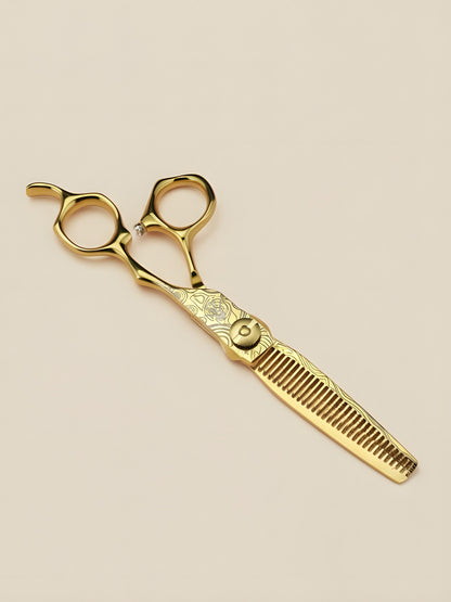 Yume Sharp – Professional 6" Right-Handed Japanese Damascus Steel Hairdressing Scissors