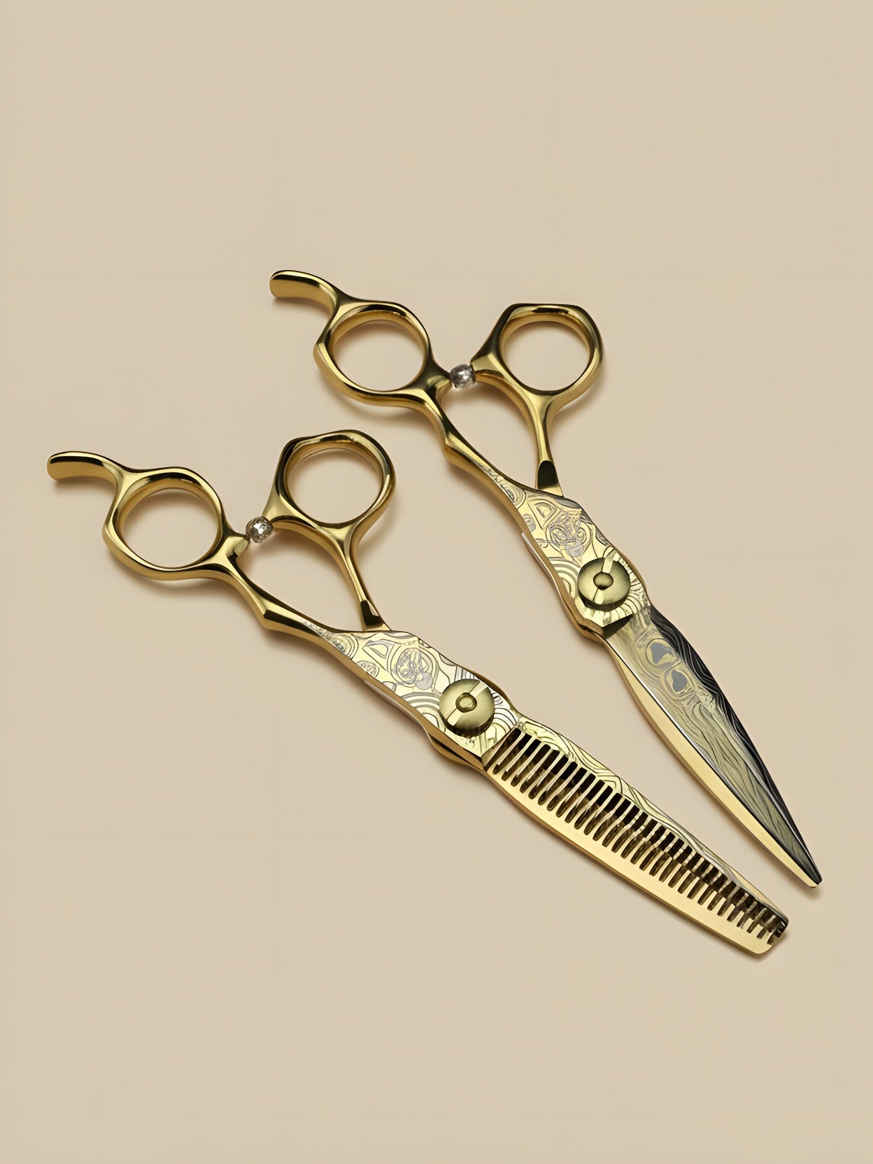 Yume Sharp – Professional 6" Right-Handed Japanese Damascus Steel Hairdressing Scissors