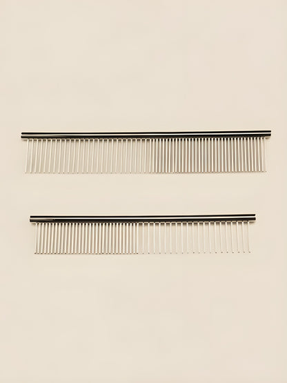 Professional Steel Pet Grooming Comb – Stainless Steel Finishing &amp; Detangling Comb
