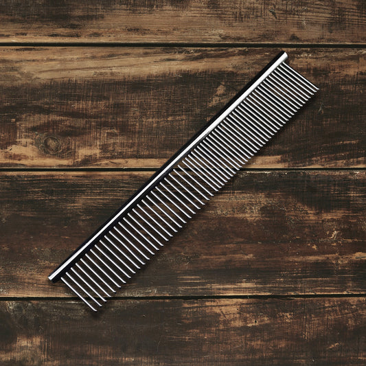 Professional steel pet grooming comb