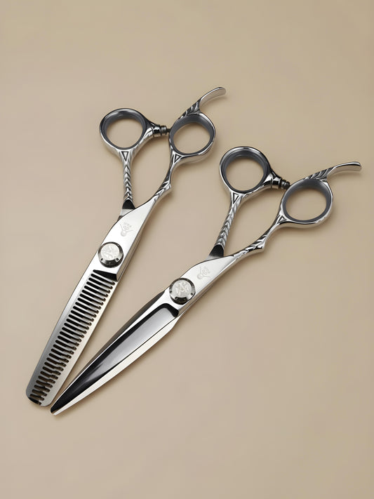 Kitsune Cut – Professional 6" Left-Handed Japanese Steel Hairdressing Scissors